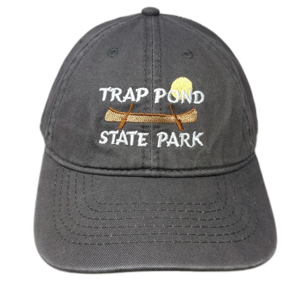 Jacobson Hat Trap Pond State Park Gray One Size Baseball Cap Strapback Canoe